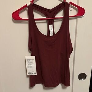 Lululemon Athletica Maroon Racerback Tank Top